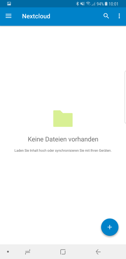 Nextcloud App für Android in Cloud Space - 06