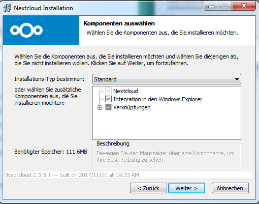 Installation Nextcloud Client - 3